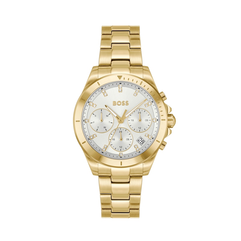 Main Image 1 of BOSS Alley Sport Lux 36mm Women's Light Gold IP Bracelet Watch
