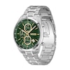 Thumbnail Image 2 of BOSS Grand Prix Men's Chronograph Green Dial & Stainless Steel Watch