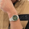 Thumbnail Image 5 of BOSS Grand Prix Men's Chronograph Green Dial & Stainless Steel Watch
