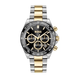 BOSS Hero 43mm Men's Two Tone Stainless Steel Bracelet Watch