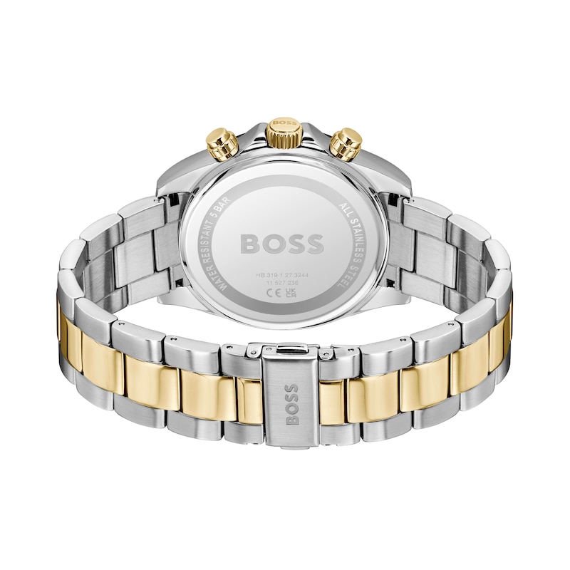 Main Image 3 of BOSS Hero 43mm Men's Two Tone Stainless Steel Bracelet Watch