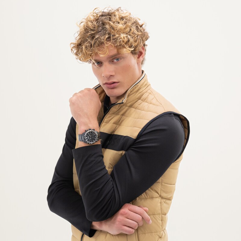 Main Image 4 of BOSS Hero 43mm Men's Blue IP Bracelet Watch