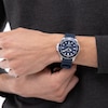Thumbnail Image 5 of BOSS Troper Sport 41mm Men's Blue Silicone Strap Watch