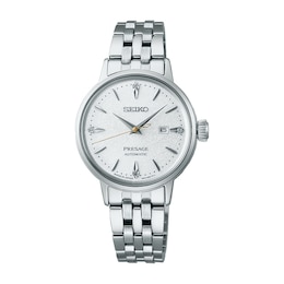 Seiko Presage ‘Hot Buttered Rum’ Diamond 30mm Cocktail Time Stainless Steel Watch