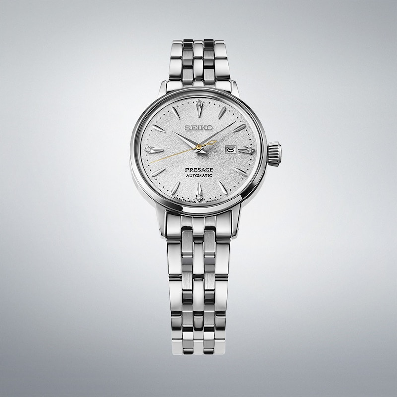 Main Image 3 of Seiko Presage ‘Hot Buttered Rum’ Diamond 30mm Cocktail Time Stainless Steel Watch