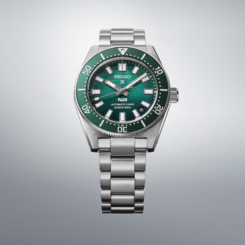 Main Image 3 of Seiko Prospex 1965 Heritage Diver’s PADI Green Dial & Stainless Steel Watch
