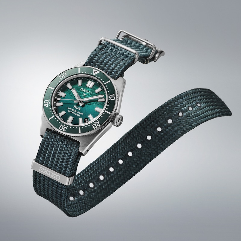 Main Image 4 of Seiko Prospex 1965 Heritage Diver’s PADI Green Dial & Stainless Steel Watch