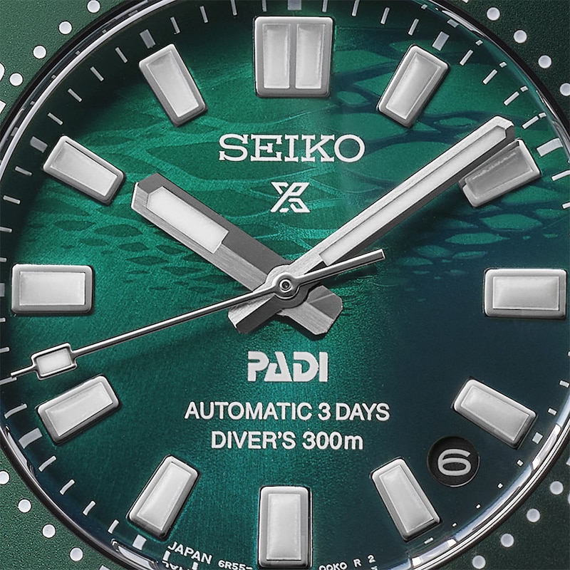 Main Image 6 of Seiko Prospex 1965 Heritage Diver’s PADI Green Dial & Stainless Steel Watch