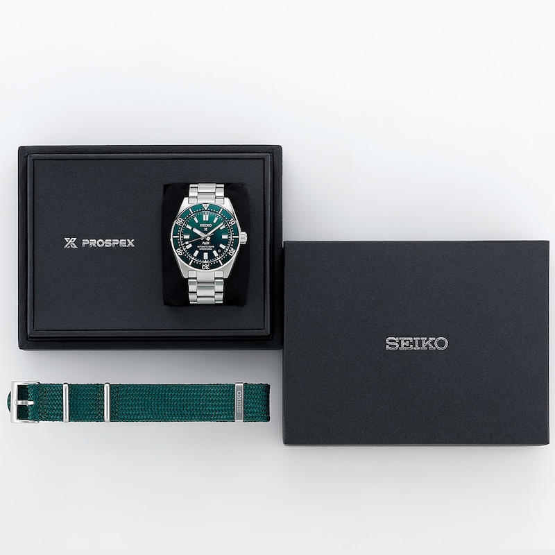 Main Image 8 of Seiko Prospex 1965 Heritage Diver’s PADI Green Dial & Stainless Steel Watch
