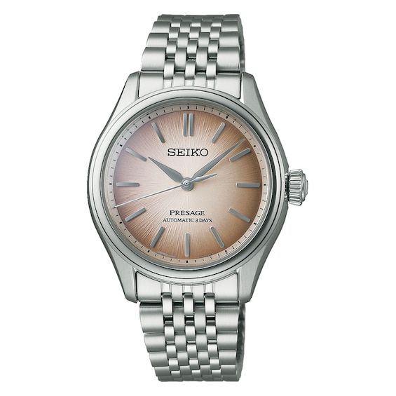 Men's Seiko Presage Classic Series 'Fushi-Iro' 36Mm Stainless Steel Watch