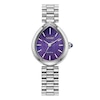 Thumbnail Image 1 of Citizen Eco-Drive Purple Pear Shaped Dial & Stainless Steel Watch