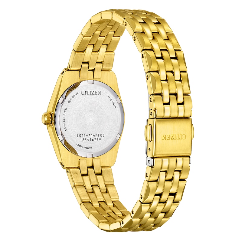 Main Image 3 of Citizen Eco-Drive Women's Mother Of Pearl Dial & Gold Tone Bracelet Watch