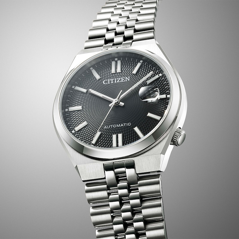 Main Image 5 of Citizen Automatic Tsuyosa 40mm Black Dial & Stainless Steel Watch