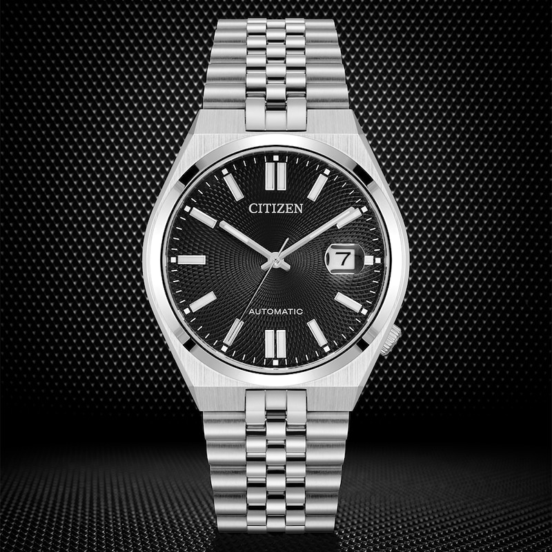 Main Image 6 of Citizen Automatic Tsuyosa 40mm Black Dial & Stainless Steel Watch