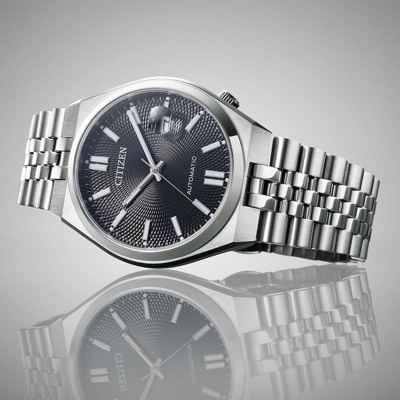 Main Image 7 of Citizen Automatic Tsuyosa 40mm Black Dial & Stainless Steel Watch