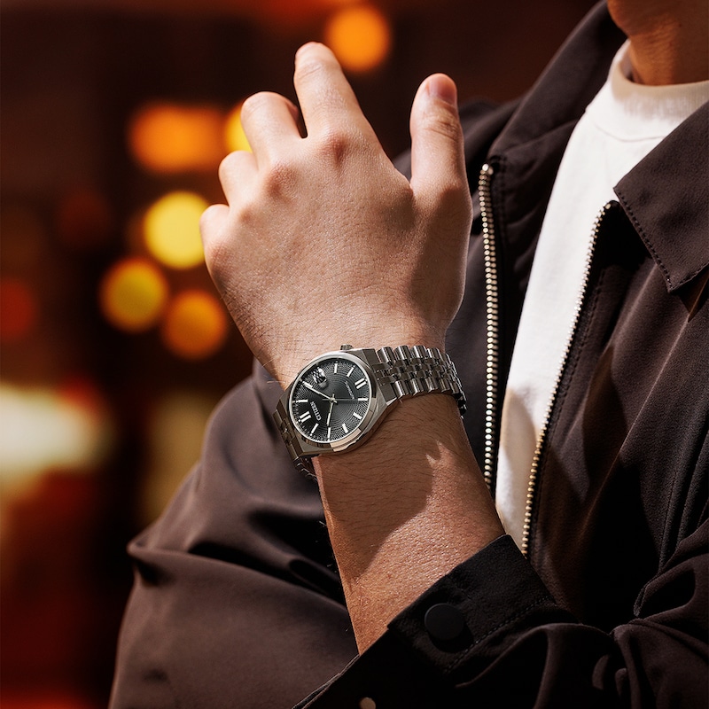 Main Image 8 of Citizen Automatic Tsuyosa 40mm Black Dial & Stainless Steel Watch