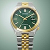Thumbnail Image 4 of Citizen Automatic Tsuyosa 40mm Green Dial & Two Tone Watch