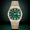 Thumbnail Image 6 of Citizen Automatic Tsuyosa 40mm Green Dial & Two Tone Watch