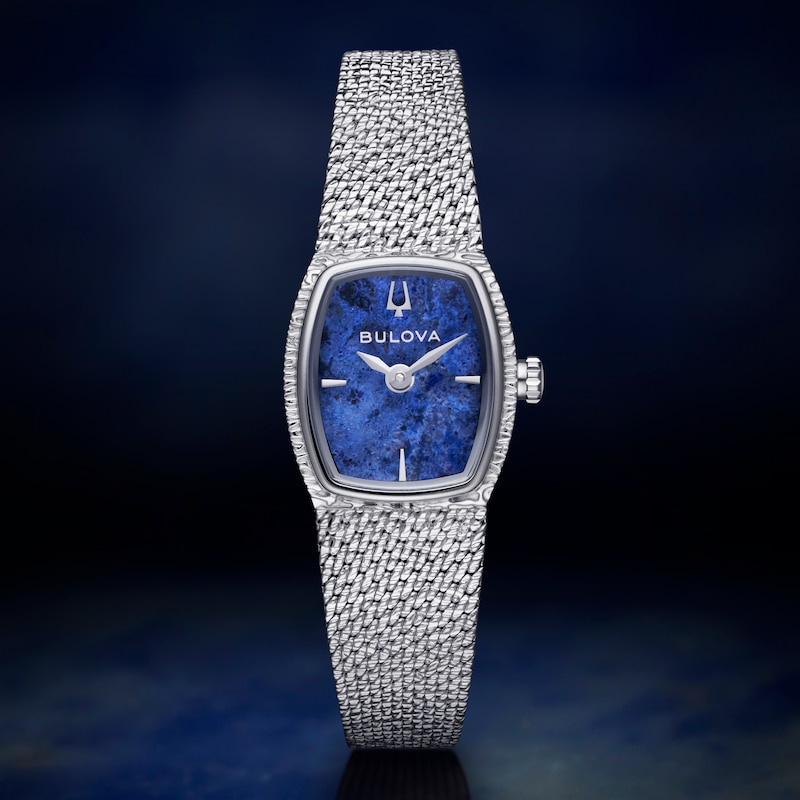 Main Image 5 of Bulova Goddess Of Time 17mm Ladies' Stainless Steel Mesh Bracelet Watch