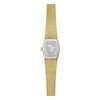 Thumbnail Image 4 of Bulova Goddess Of Time 17mm Ladies' Gold Tone Mesh Bracelet Watch
