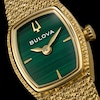 Thumbnail Image 7 of Bulova Goddess Of Time 17mm Ladies' Gold Tone Mesh Bracelet Watch