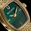 Thumbnail Image 8 of Bulova Goddess Of Time 17mm Ladies' Gold Tone Mesh Bracelet Watch