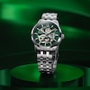 Thumbnail Image 4 of Bulova Sutton Automatic 40mm Skeleton Dial & Stainless Steel Watch