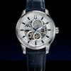 Thumbnail Image 5 of Bulova Sutton Automatic 40mm Skeleton Dial & Blue Leather Watch