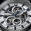 Thumbnail Image 6 of Bulova Sutton Automatic 40mm Skeleton Dial & Blue Leather Watch
