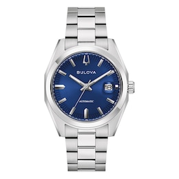 Bulova Surveyor 39mm Men's Blue Dial & Stainless Steel Watch