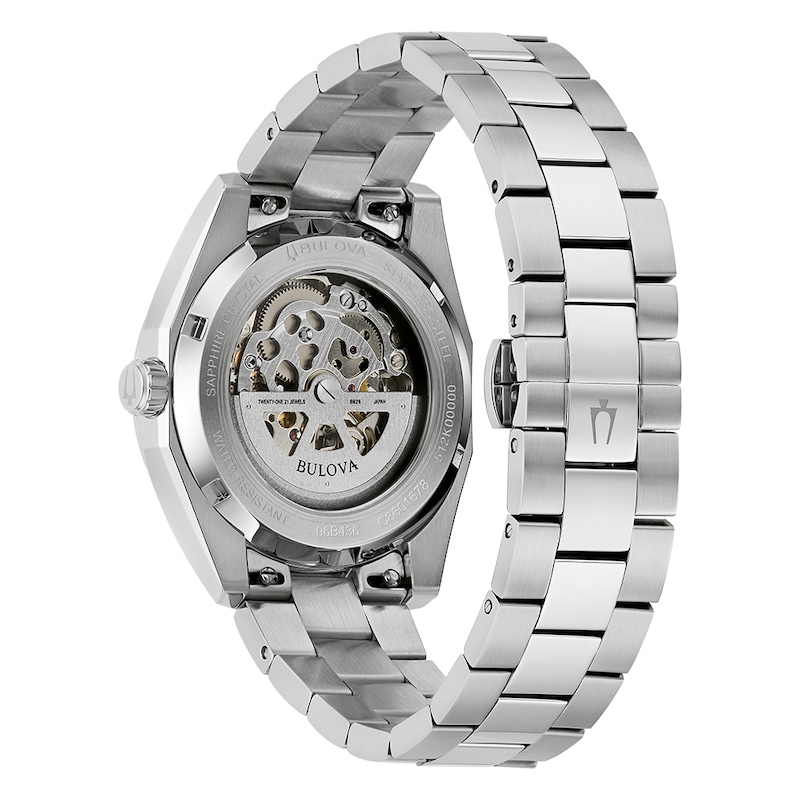 Main Image 3 of Bulova Surveyor 39mm Men's Blue Dial & Stainless Steel Watch