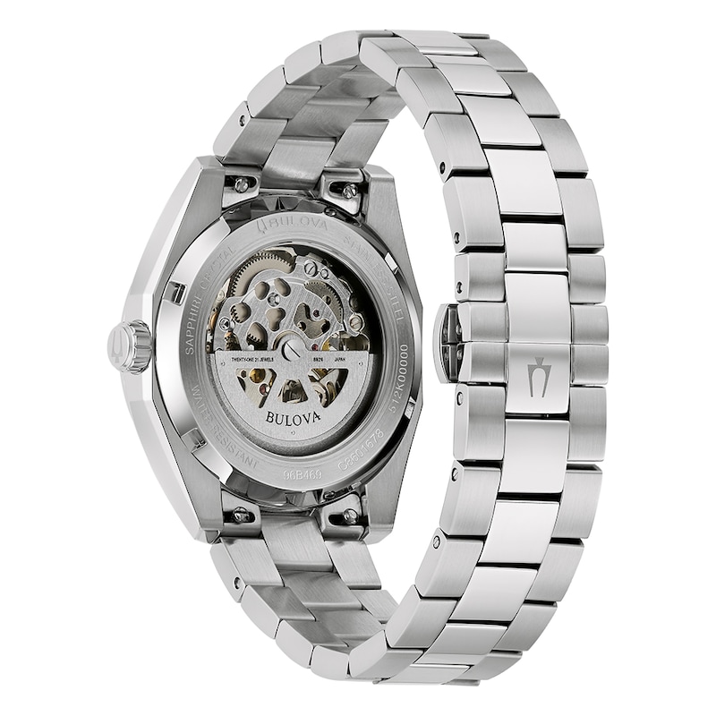 Main Image 3 of Bulova Surveyor 39mm Men's Blue Dial & Stainless Steel Watch