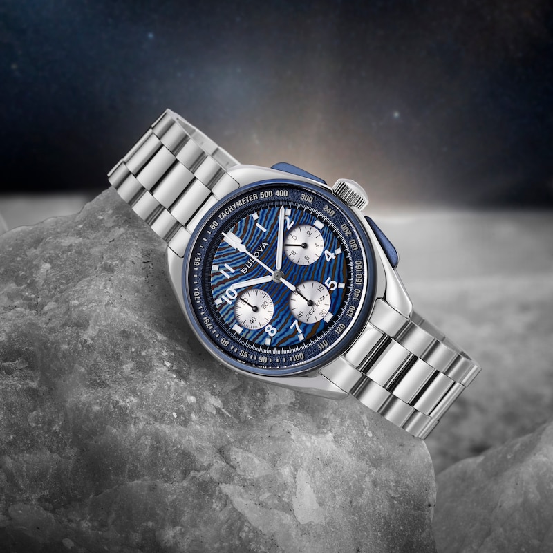 Main Image 7 of Bulova Lunar Pilot Timascus Chronograph Stainless Steel Limited Edition Watch