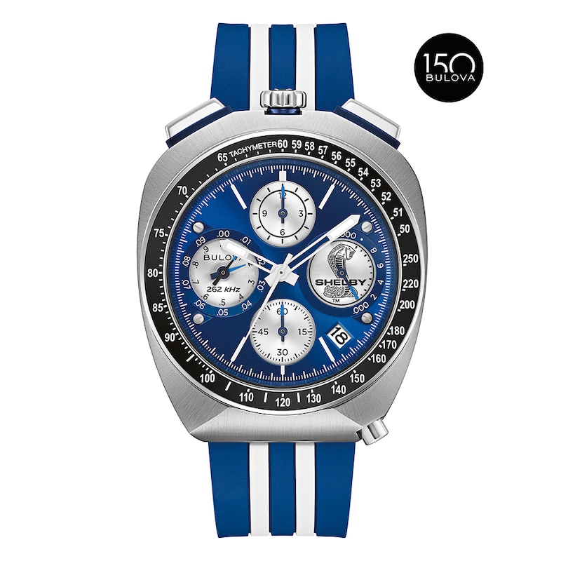 Main Image 1 of Bulova 150th Anniversary SHELBY® Racer Chronograph Limited Edition Men's Strap Watch