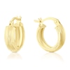Thumbnail Image 1 of 9ct Yellow Gold Small Textured Hoops