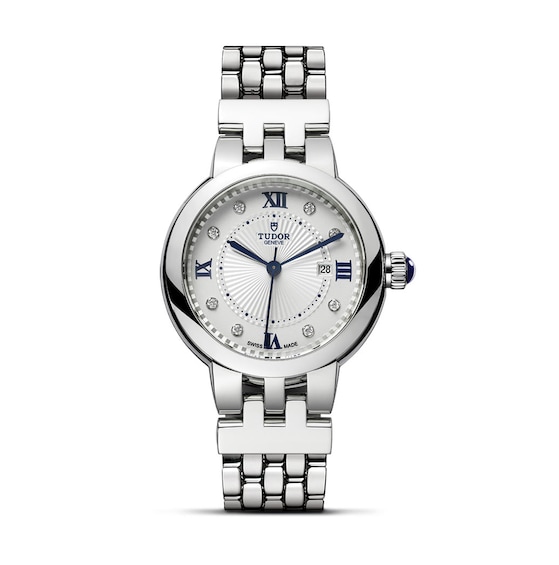 Women's Tudor Clair De Rose Opaline Dial & Stainless Steel Watch