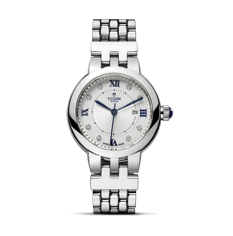 Tudor Clair De Rose Ladies' Opaline Dial & Stainless Steel Watch