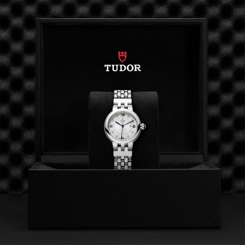 Tudor Clair De Rose Ladies' Opaline Dial & Stainless Steel Watch