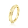 Thumbnail Image 2 of 9ct Yellow Gold Textured Knife Edge Ring