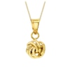 Thumbnail Image 1 of 9ct Yellow Gold 18" Knot Pendant Necklace