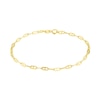 Thumbnail Image 1 of 9ct Yellow Gold 7.25" Small Square Rambo Bracelet