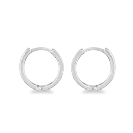 Sterling Silver 14mm Small Hoop Earrings
