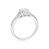 Thumbnail Image 3 of Sterling Silver & Cubic Zirconia Set Shoulder Solitaire Ring