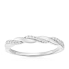 Thumbnail Image 1 of Sterling Silver Cubic Zirconia Twist Ring