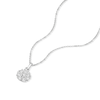 Thumbnail Image 2 of Sterling Silver Cubic Zirconia Cluster Pendant