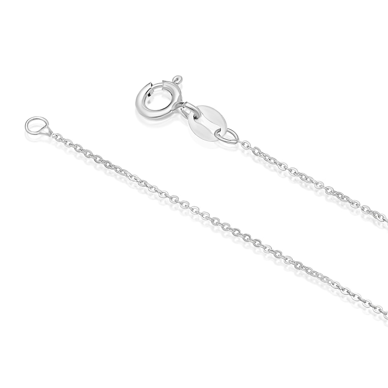 Main Image 3 of Sterling Silver Cubic Zirconia Cluster Pendant