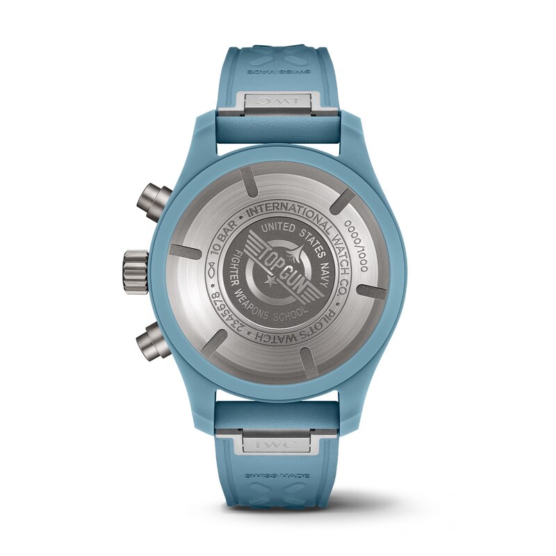 Main Image 2 of IWC Pilot’s Watch Chronograph 41mm TOP GUN Miramar Blue Rubber Limited Edition Watch