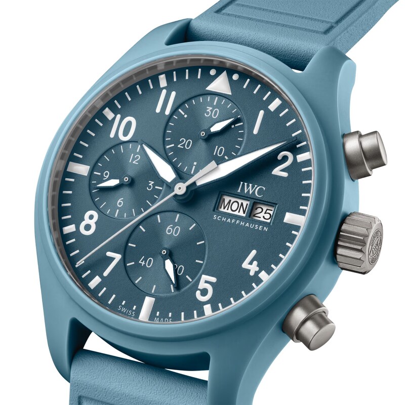 Main Image 3 of IWC Pilot’s Watch Chronograph 41mm TOP GUN Miramar Blue Rubber Limited Edition Watch