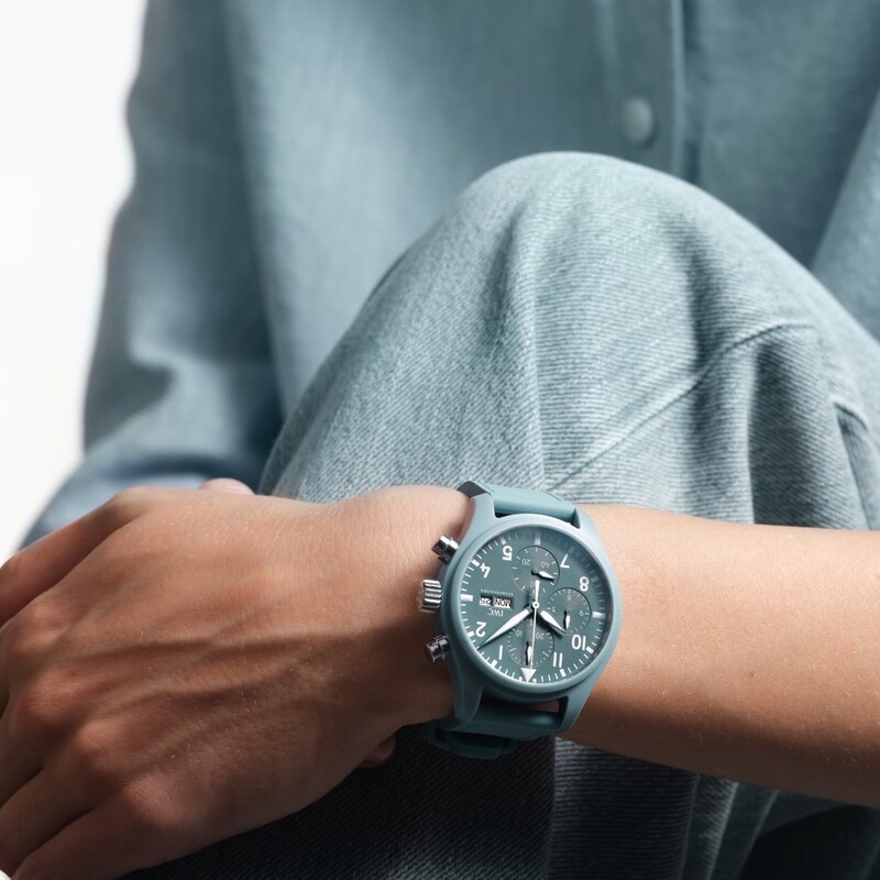 Main Image 6 of IWC Pilot’s Watch Chronograph 41mm TOP GUN Miramar Blue Rubber Limited Edition Watch