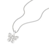 Thumbnail Image 2 of Children's Sterling Silver Cubic Zirconia Filigree Butterfly Pendant Necklace